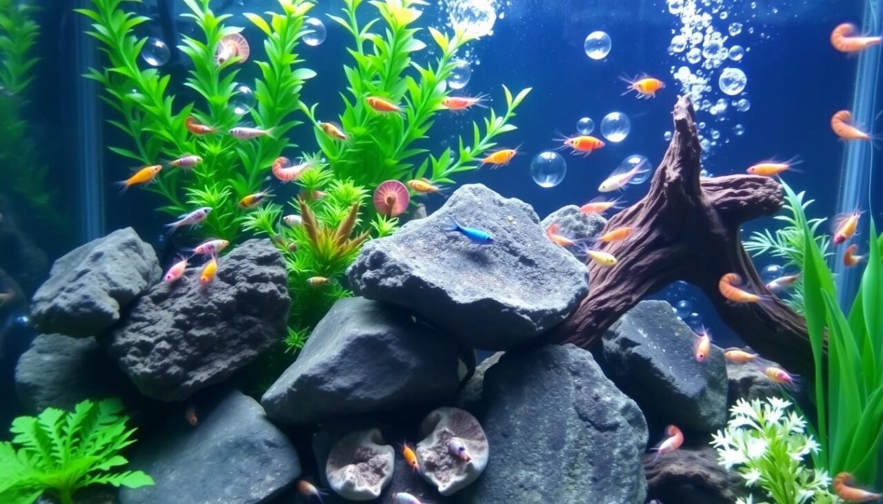 Keeping Shrimp and Snails in a Community Tank