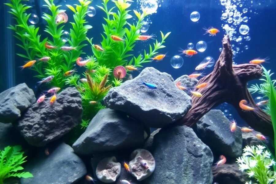 Keeping Shrimp and Snails in a Community Tank